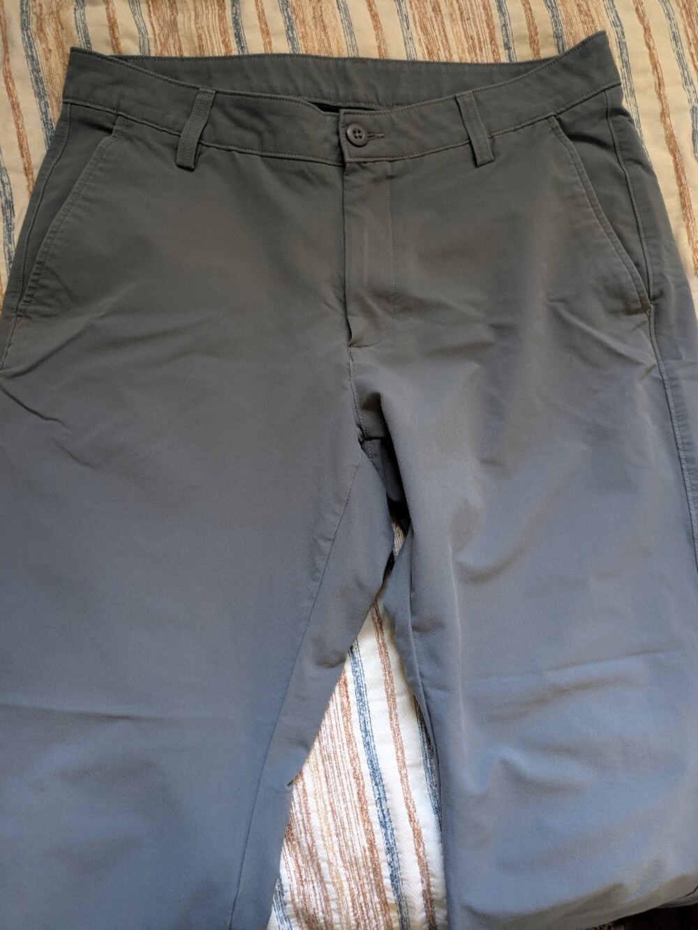 Under Armour Men's Charcoal Gray Chino Performance Pants